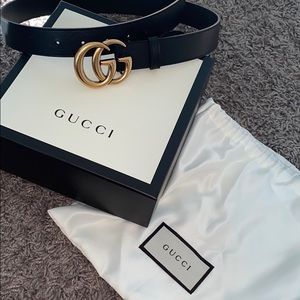 100 Authentic Gucci Belt 1 inch